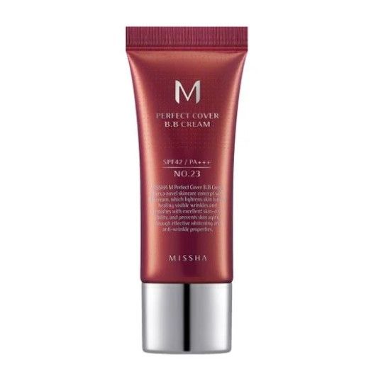 Missha М Perfect Cover BB крем за лице с перфектно покритие SPF42 PA+++ Natural Biege 23 20 мл
