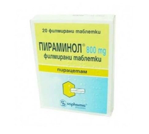 Пираминол 800 мг х 20 таблетки Sopharma