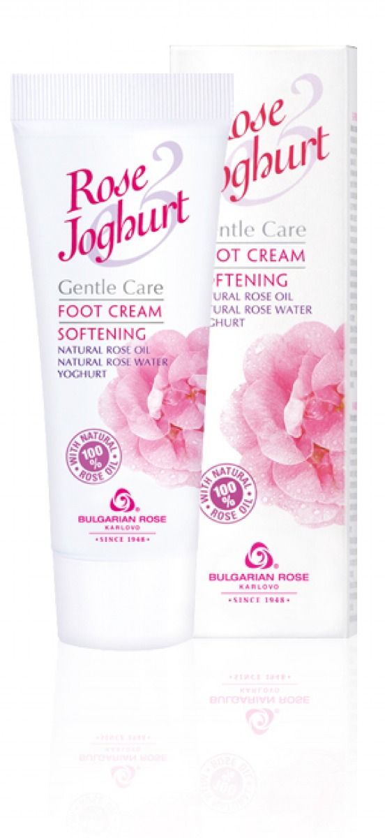 Rose Joghurt Омекотяващ крем за крака 75 мл Българска роза