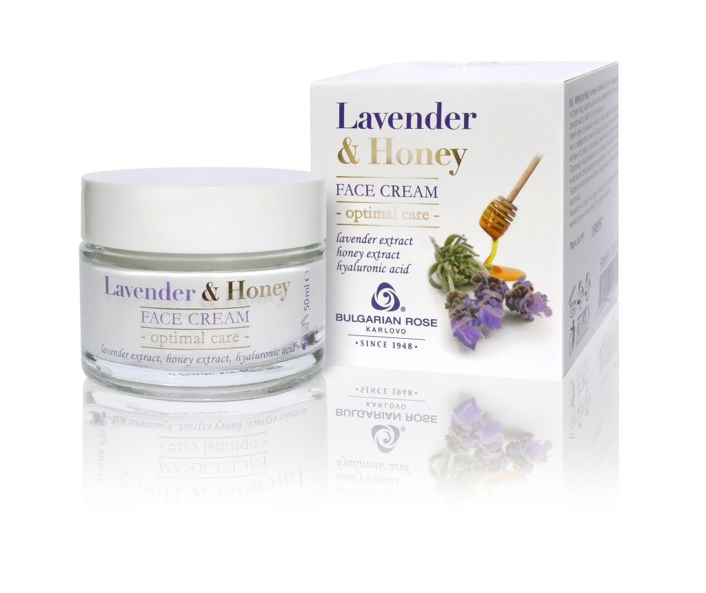 Lavender & Honey Крем за лице 50 мл Българска роза