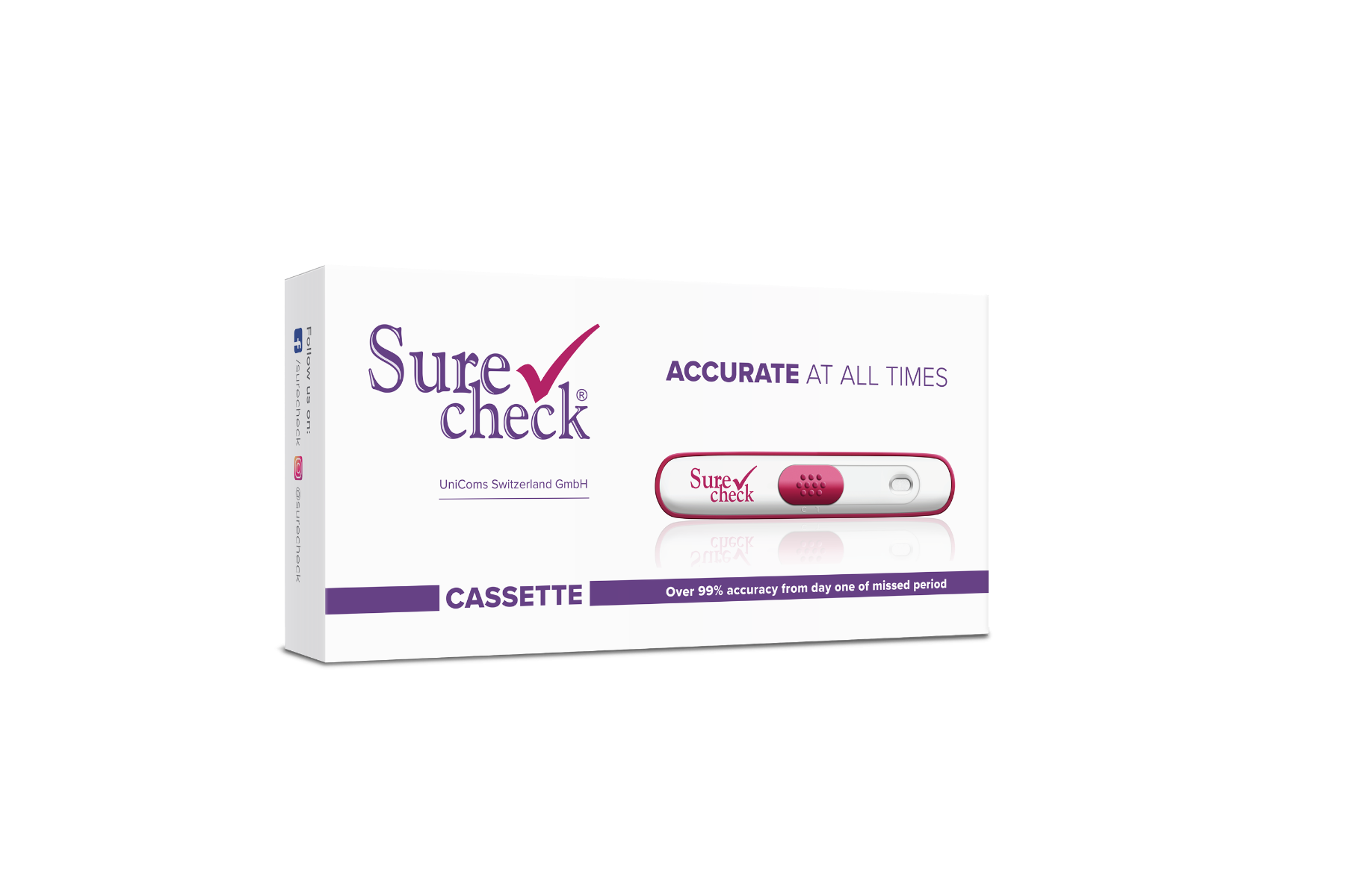 SureCheck Тест за бременност касета над 99% точност х1 бр