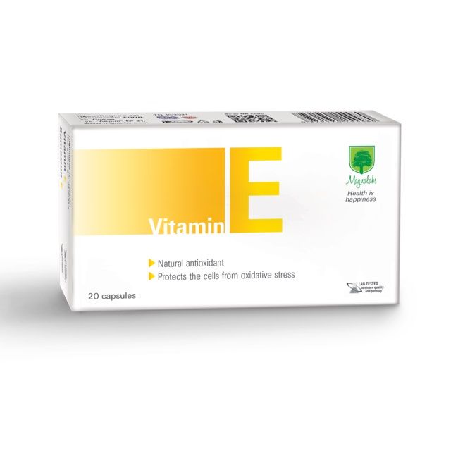 Vitamin E Натурален антиоксидант х20 капсули Magnalabs