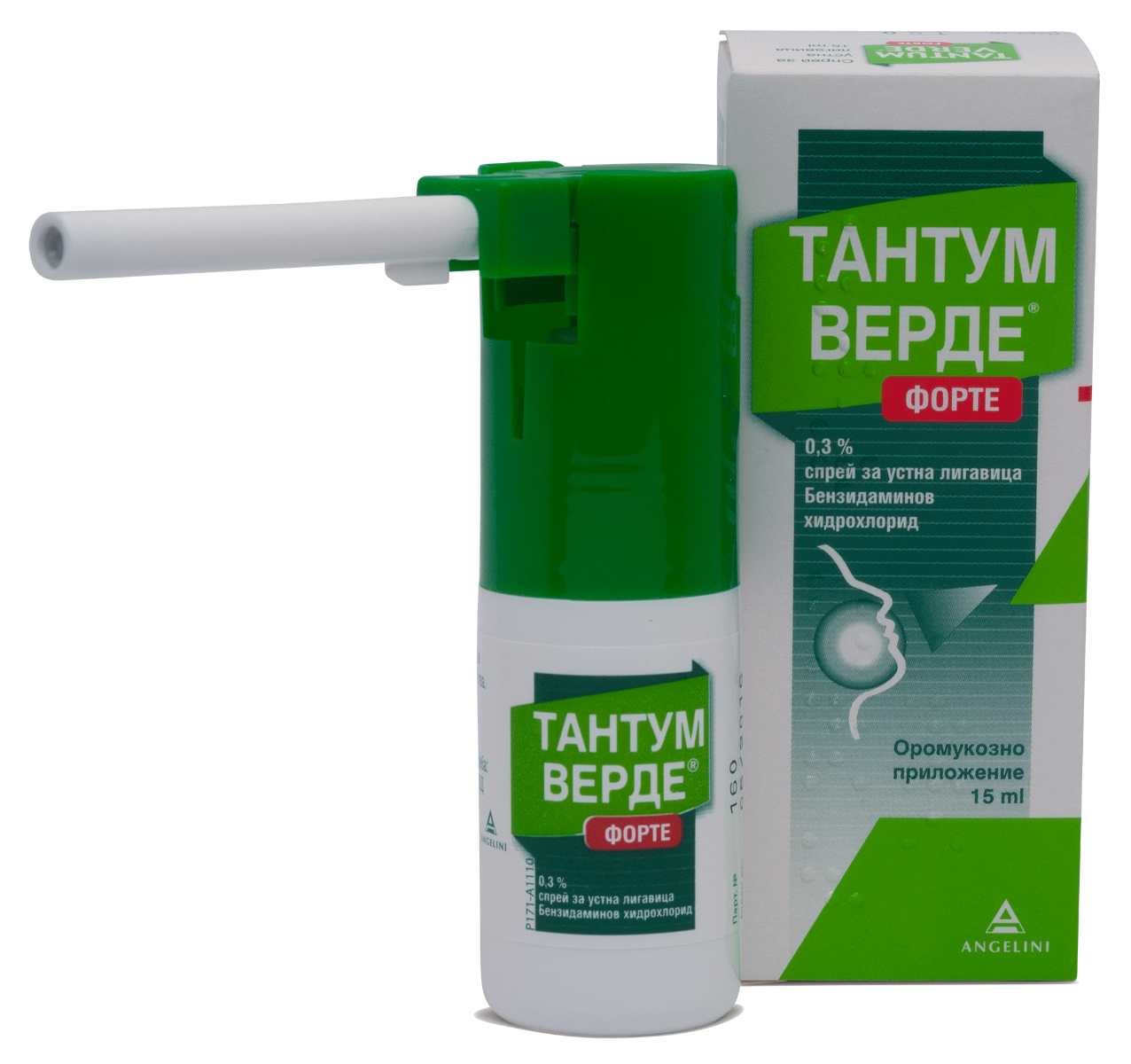 Тантум Верде Форте спрей при простуда и грип 15 мл Angelini