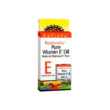 Natural Factors Holista Restorativ Pure Vitamin E Oil Чисто етерично масло за красива кожа 28 мл 