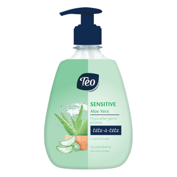 Teo Sensitive Течен сапун за чувствителна кожа с алое вера 400 мл