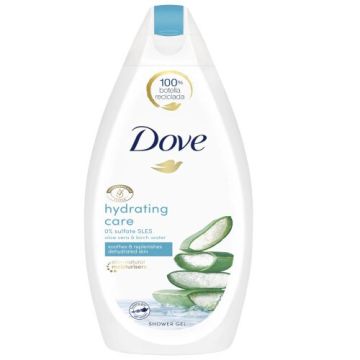 Dove Hydrating Care Aloe Vera & Birch Water Хидратиращ душ гел за тяло с алое вера 250 мл