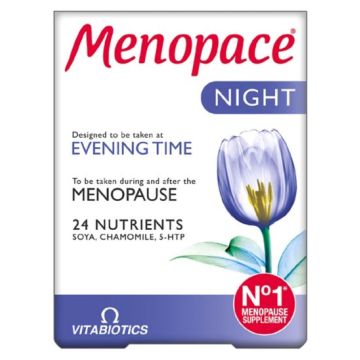 Menopace Night за спокоен сън при менопауза x 30 таблетки Vitabiotics 