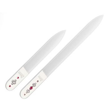 Solingen Magnum Feel the Style 183 Пила за нокти Бохемия с ръчна рисунка и камъни Сваровски 2 бр Комплект