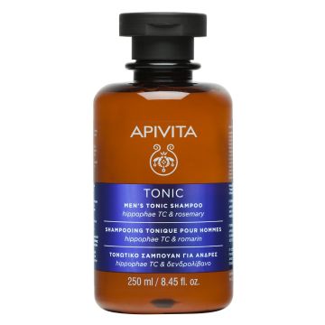 Apivita Holistic Hair Care Тоник-шампоан за мъже 250 мл