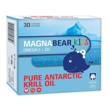 Magnabear Kids Omega-3 + D3 За висок имунитет х30 капсули Magnalabs