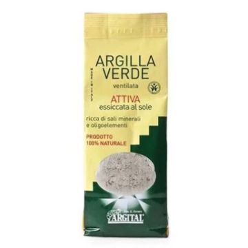 Argilla Verde Натурално активна вентилирана зелена глина на прах 500 гр Argital