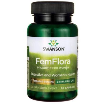 Swanson FemFlora Feminine ФемФлора Пробиотик за вагиналната микрофлора х60 капсули