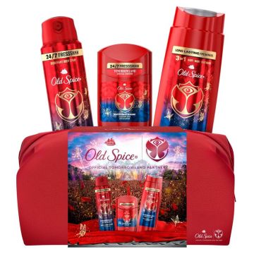 Old Spice Rockstar Душ гел 150 мл + Old Spice Rockstar Дезодорант стик 50 мл  + Old Spice Rockstar Дезодорант спрей 150 мл + несесер Комплект