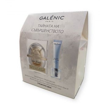 Galenic Bienfait De Beaute Подмладяващ крем 2в1 50 мл + Galenic Beauté du Regard Крио крем-контур за очи 15 мл Комплект