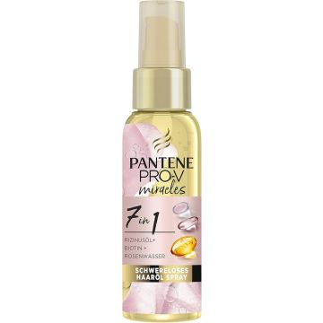 Pantene Pro-V Miracles 7in1 Олио за суха и увредена коса с рициново масло, биотин и розова вода 145 мл