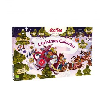 Yogi Tea Christmas Advent Calendar Чай Йоги Коледен календар голям 24 пакетчета