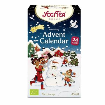 Yogi Tea Christmas Advent Calendar Чай Йоги Коледен календар малък 24 пакетчета