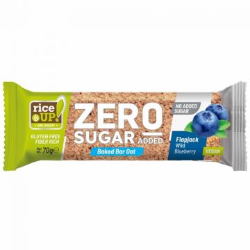 RiceUP Zero Sugar Gluten Free Овесен бар дива боровинка 70 гр