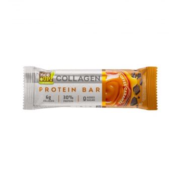 RiceUp Collagen Protein bar Колагенов протеинов бар Тофи карамел 50 гр