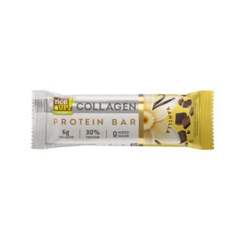 RiceUp Collagen Protein bar Колагенов протеинов бар Шоко ванилия 50 гр