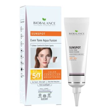 Biobalance Матиращ слънцезащитен крем за кожа с пигментни петна SPF 50+ 40 мл