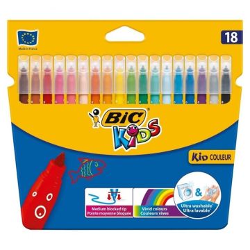 BIC Kids Couleur Измиващи се флумастери 18 цвята