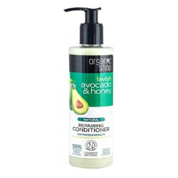 Organic Shop Repairing Conditioner Organic Avocado & Honey Възстановяващ балсам за коса Авокадо и мед 280 мл