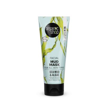 Organic Shop Facial Mask Sea Mud & Algae Кална маска за лице с водорасли 75 мл