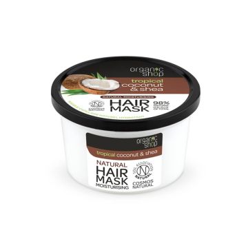 Organic Shop Coconut & Shea Hair Mask Маска за коса Кокос и карите 250 мл