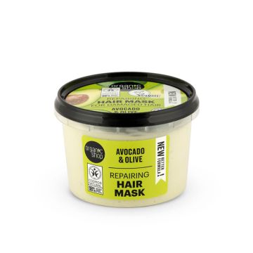 Organic Shop Repairing Hair Mask Avocado & Olive Възстановяваща маска за коса Авокадо и маслина 250 мл
