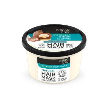 Organic Shop Nourishing Hair Mask with Moroccan Argan & Amla Маска за коса с Арган и амла 250 мл