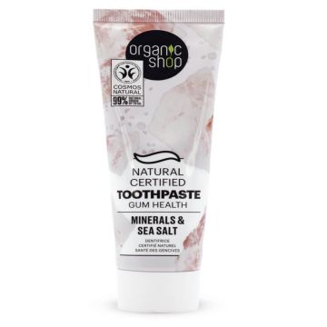 Organic Shop Healthy Gums Toothpaste Minerals and Sea Salt Паста за зъби с минерали и морска сол 100 мл