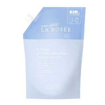 La Rosee Измиващ гел с растителен глицерин пълнител 0М+ 800 мл