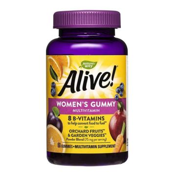 Nature's Way Alive Women's Gummy  Алайв мултивитамини за жени х 60 желирани таблетки