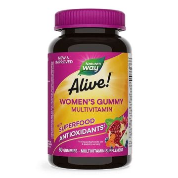 Nature's Way Alive Women's Gummy  Алайв мултивитамини за жени х 60 желирани таблетки