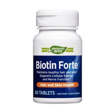 Nature's Way Biotin Forte Биотин Форте х 60 таблетки    