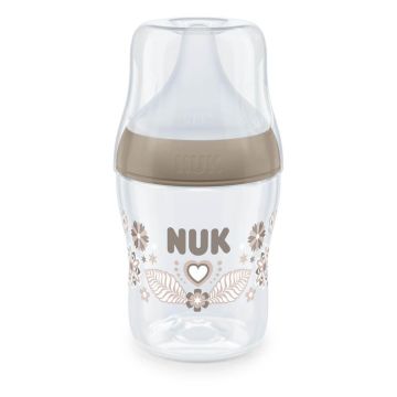 Nuk Perfect Match Temperature Control PP Шише със силиконов биберон S 0М+ 150 мл Сърце