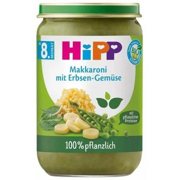 Hipp Био Яхния от макарони с грах 8М+ 220 г