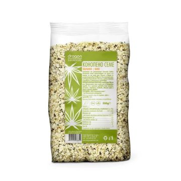 Био конопено семе, белено 500 гр Dragon Superfoods