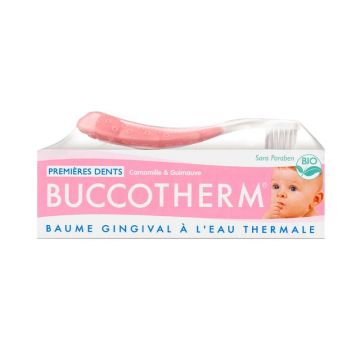 BUCCOTHERM Premières Dents Kit Комплект от четка за зъби и гел първи зъби