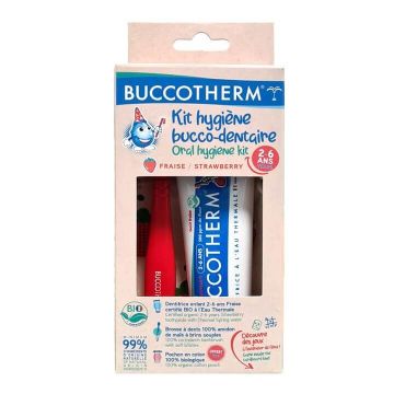 BUCCOTHERM Mon Premier Комплект от детски био гел и четка за зъби за деца от 2-6 години