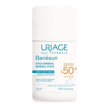 Uriage Bariesun Skin Shield Минерален стик за лице SPF50+ 18 г