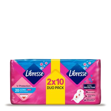 Libresse Ultra Normal Dео Дамски превръзки 2 х 10 броя