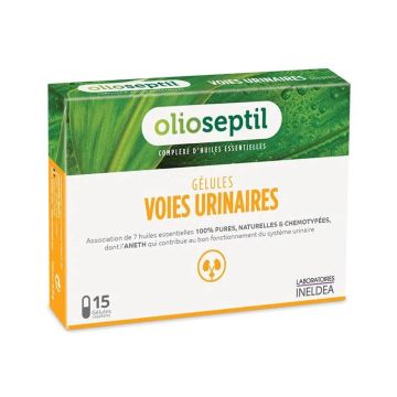 OLIOSEPTIL GELULES VOIES URINAIRES Капсули с етерични масла при инфекции на пикочните пътища х 15 броя