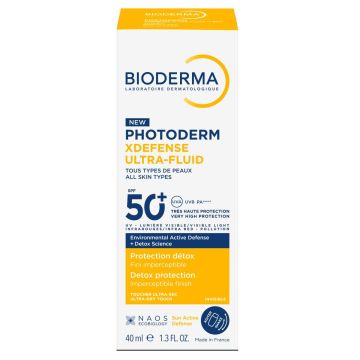 Bioderma Photoderm XDefense SPF50+ Ултрафлуид безцветен 40 мл