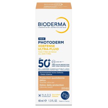 Photoderm XDefense SPF50+ Ултрафлуид златист 40 мл