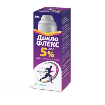 ДиклоФЛЕКС 5% BOV гел 50 гр Danhson