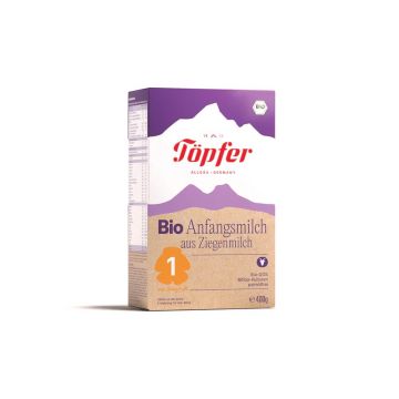 Lactana Bio 1 Козе био мляко за кърмачета от момента на раждането 0M+ 400 г Topfer  