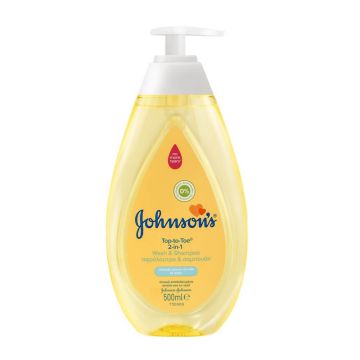 Johnson's Top-to-Toe 2в1 Шампоан за коса и тяло за бебета 500 мл