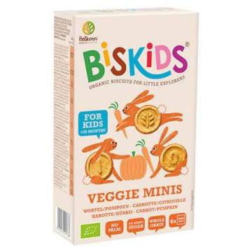 Belcorn Био детски бисквити с морков и тиква 120 гр